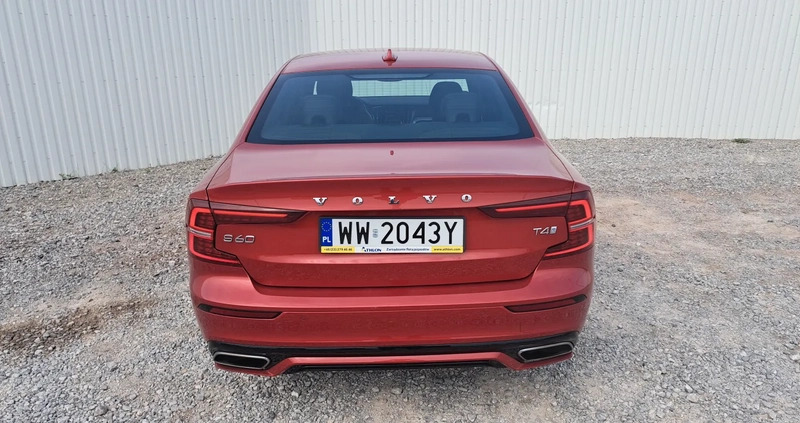 Volvo S60 cena 105900 przebieg: 156573, rok produkcji 2020 z Konstantynów Łódzki małe 106